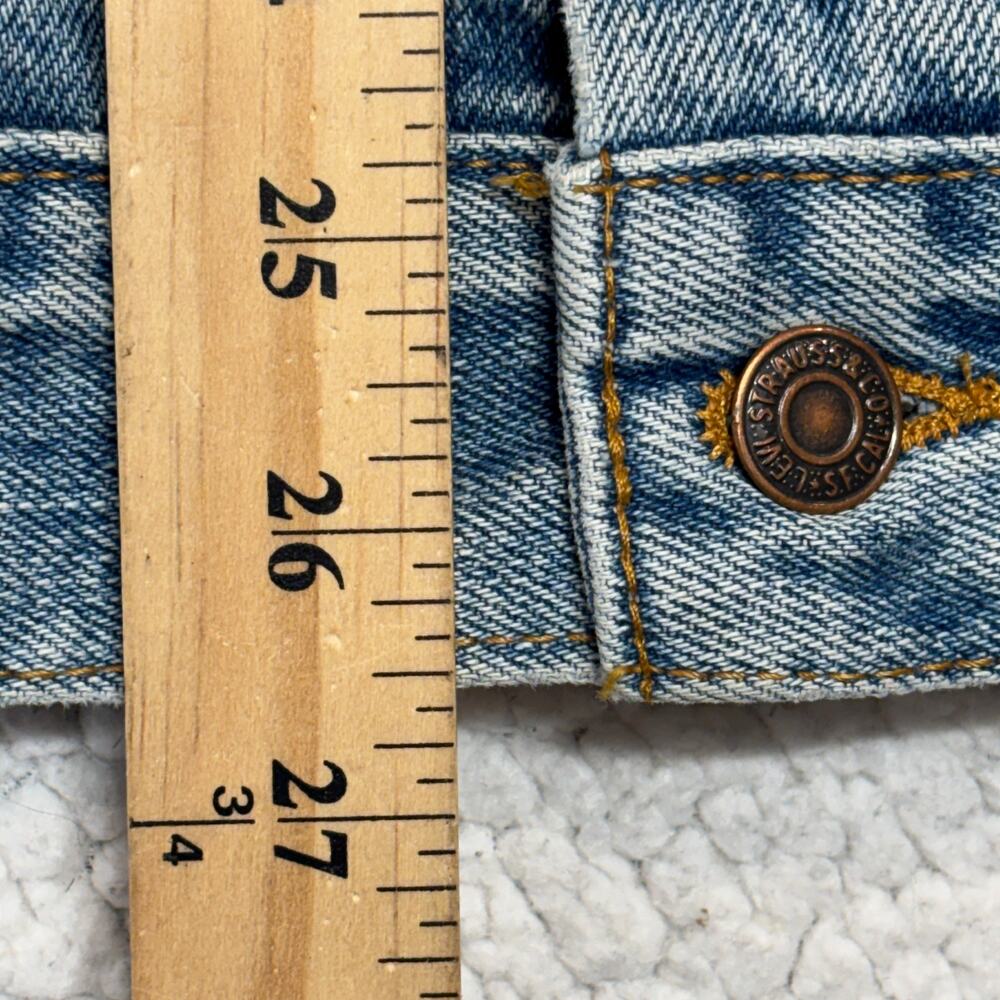 Vintage Levi's Jacket Medium Mens Denim Trucker 70507-4890 Made in USA 80s - Picture 9 of 11
